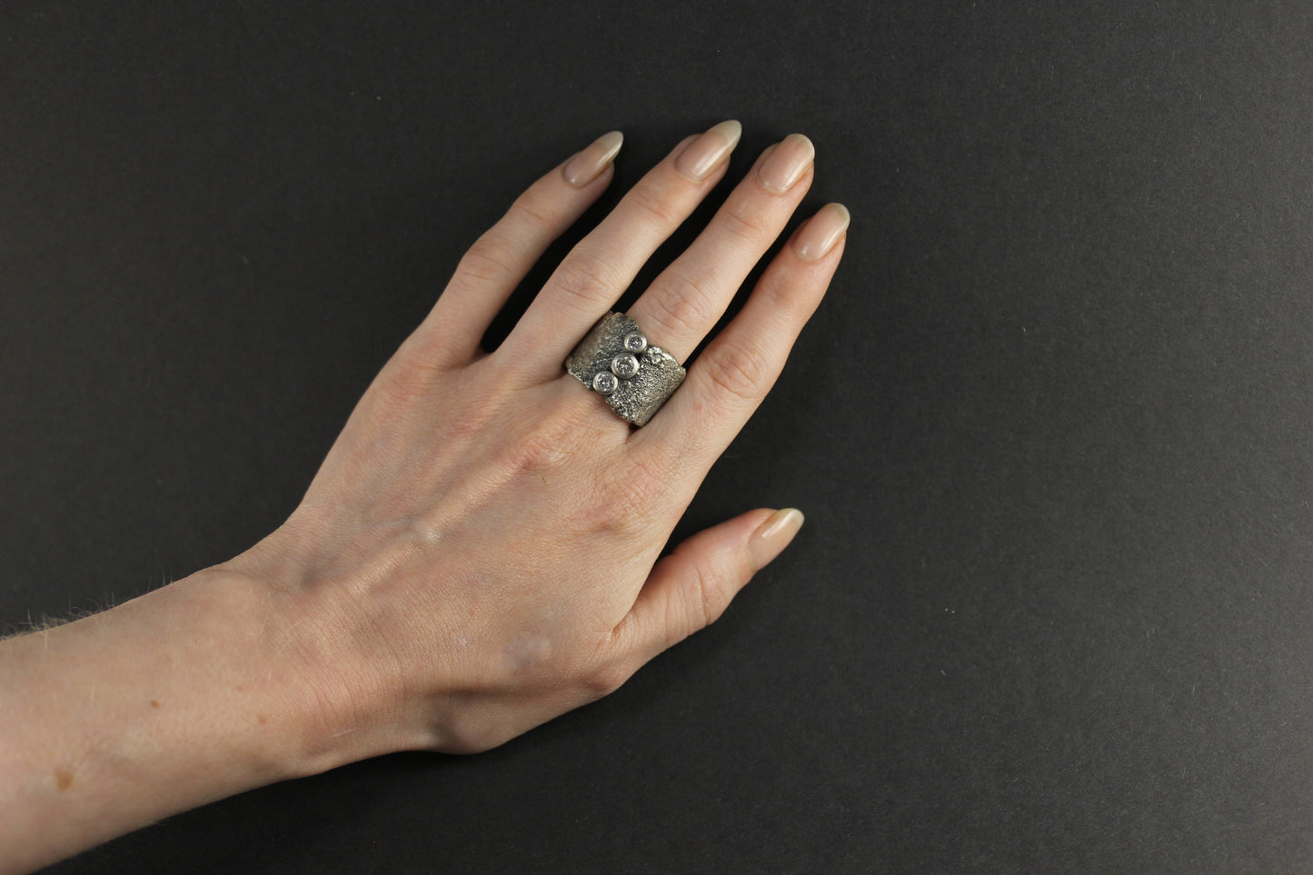 Reticulated Diamond Ring