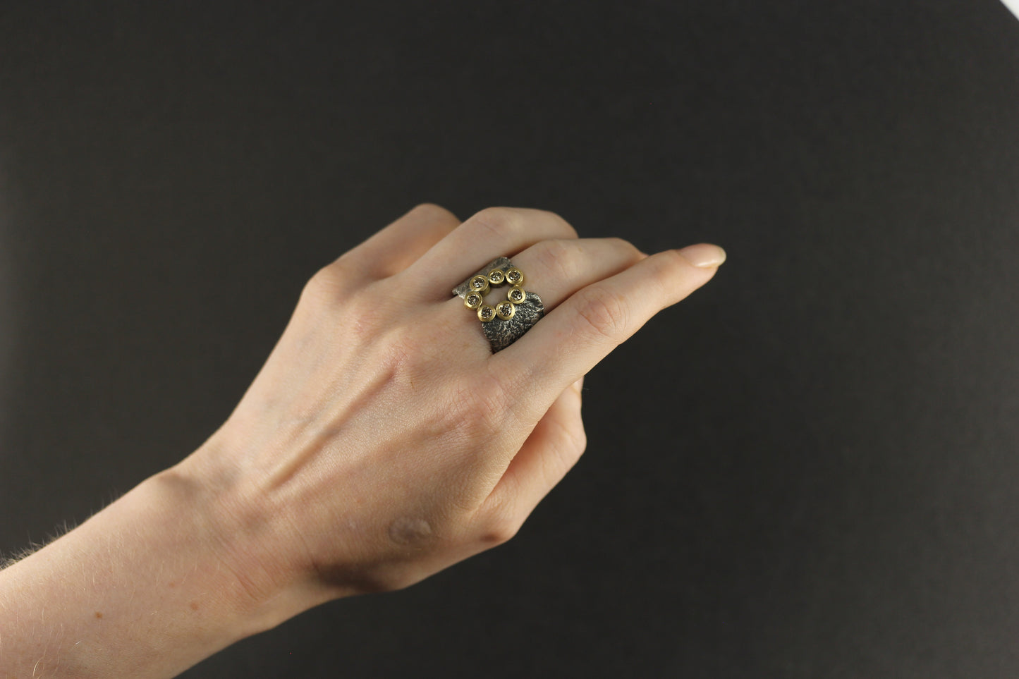 Reticulated Diamond Ring
