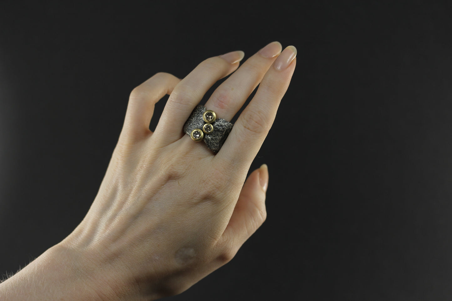 Reticulated Diamond Ring