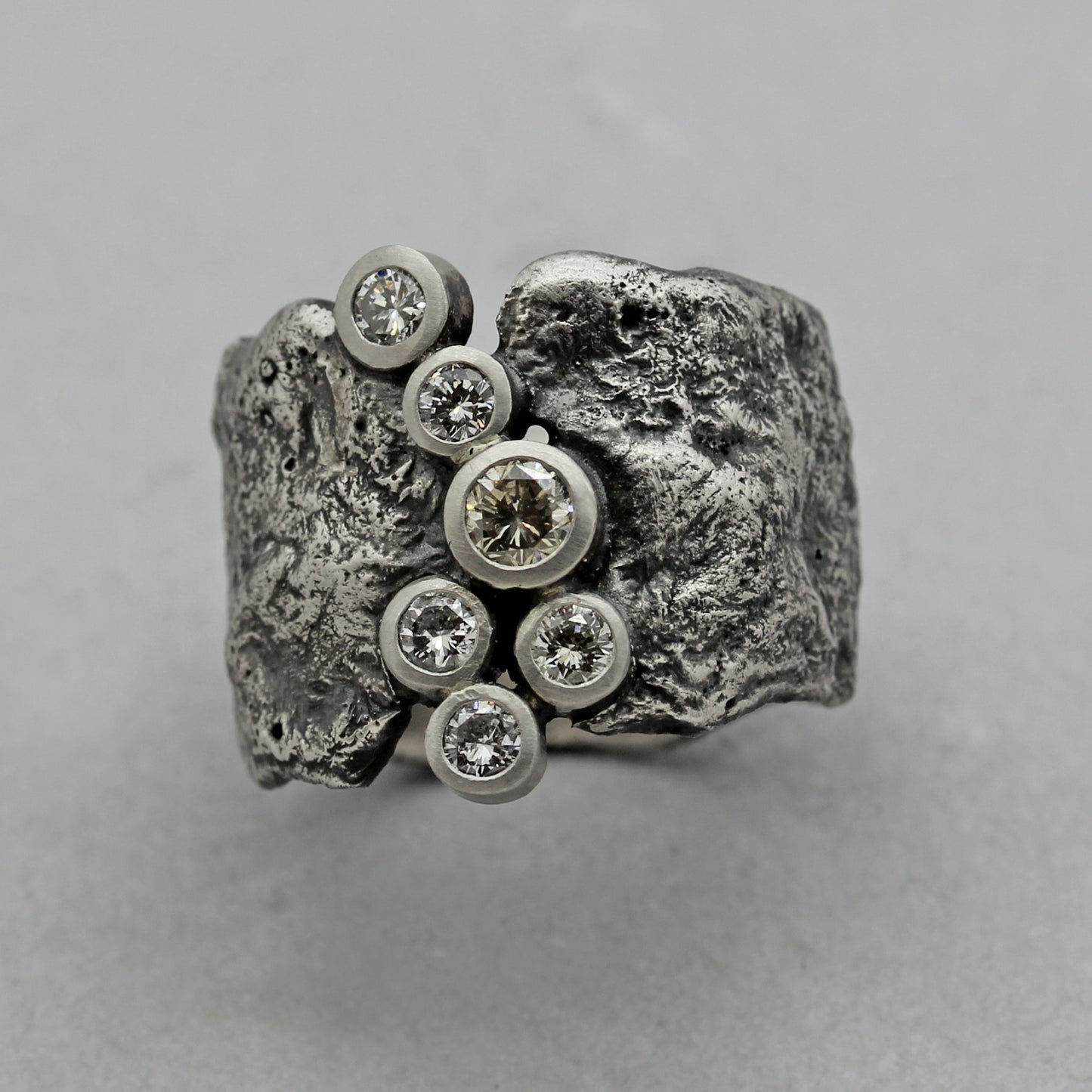 Reticulated Diamond Ring