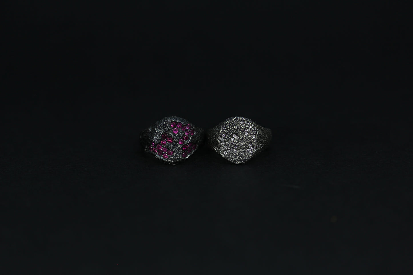 Reticulated Ruby Signet Ring