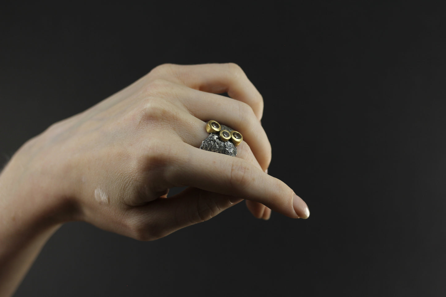 Reticulated Diamond Ring
