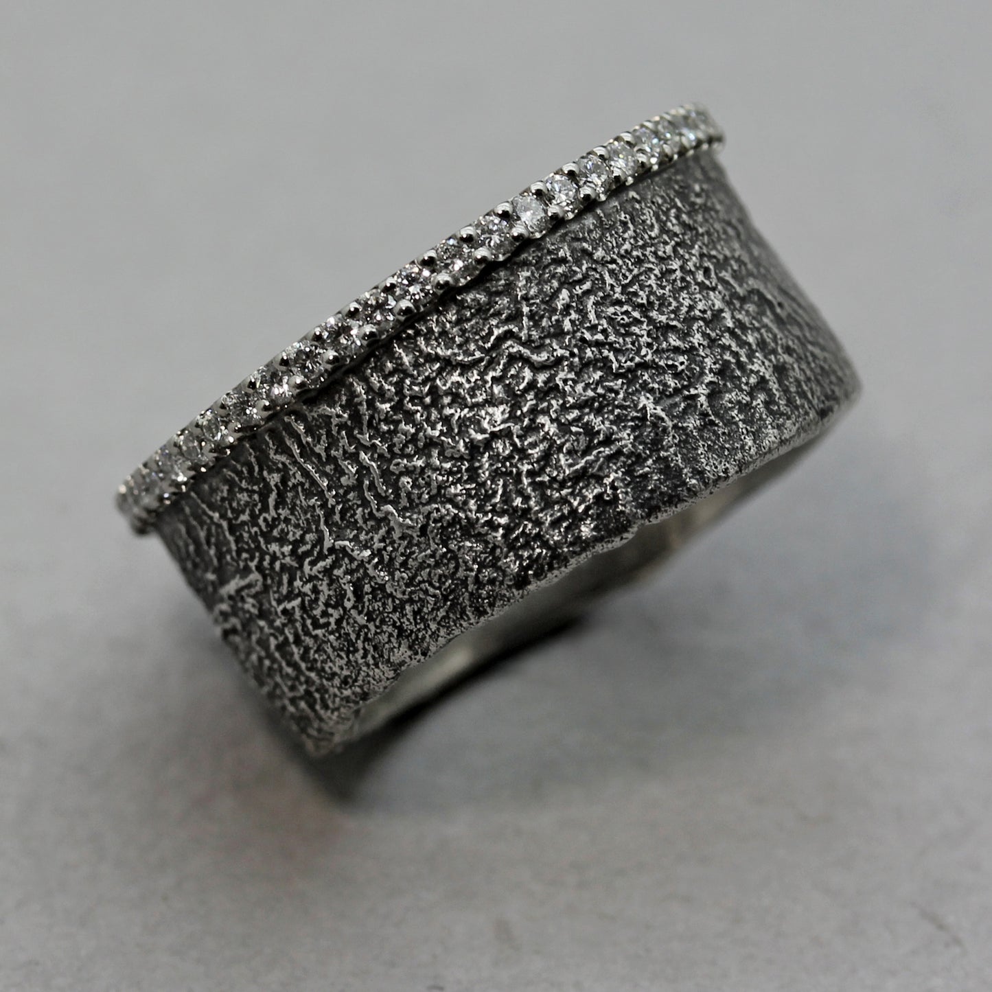 Reticulated Diamond Eternity Ring