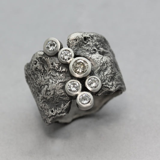 Reticulated Diamond Ring