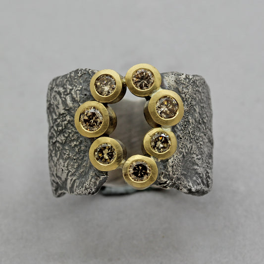 Reticulated Diamond Ring